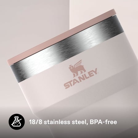 Stanley Stay-Hot Termos Bardak 0.29 Litre - Pembe Kuvars (Rose Quartz) | Paslanmaz Çelik