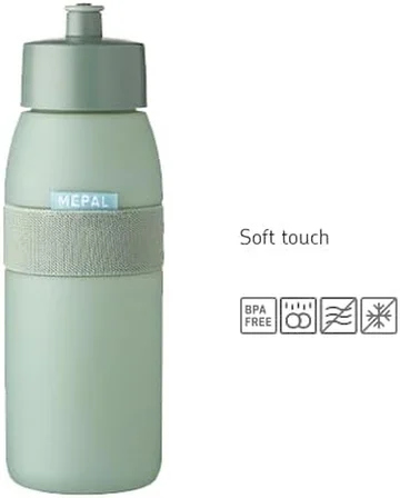 Mepal Ellipse Nordic Denim Sports Su Şişesi – 500 Ml Kapasite – Spor Ve Eğlence Için Pratik Su Şişes