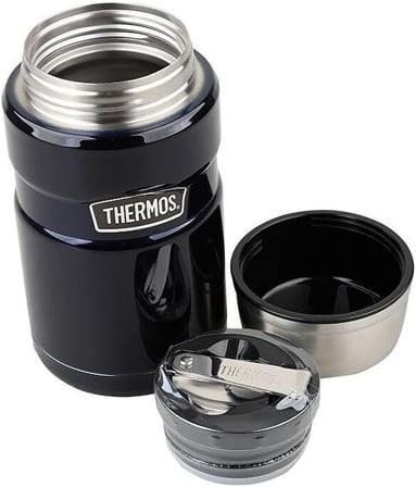 Thermos Sk3021 Stainless King Yemek Termosu 0.71 Lt Lacivert Çelik Termos Sk3020Mb