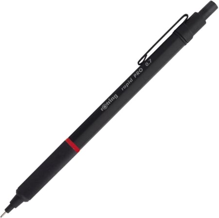 Rotring Rapid Pro Mekanik Kurşun Kalem1904257, Siyah, 0.7 Mm,
