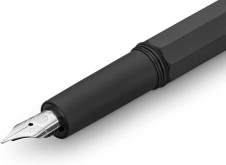 Kaweco Orijinal Dolma Kalem 060 Siyah Krom I Premium Al??Minyum Dolma Kalem M??Rekkep Kartu? Lar?? I