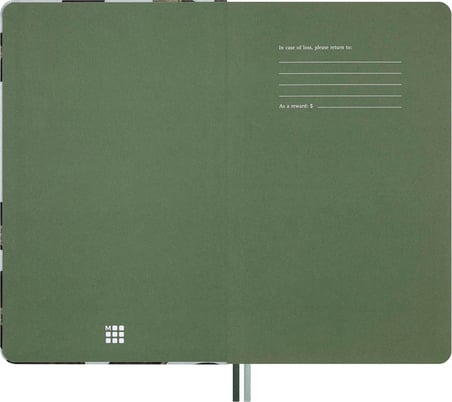 Moleskine Özel Seri Snake Leaves Çizgili Defter L Boy