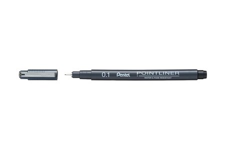Pentel S20P-1A (0.1 Mm) Fiber Uçlu Yazı Kalemi - İnce Uç - Pointliner