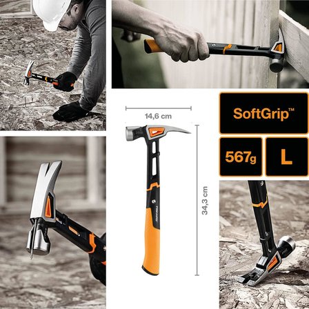 Fiskars 1020214 L Isocore Çekiç