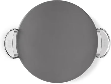 Weber Pizza Taşı – Büyük (Ø 36 Cm), Sırlı Kordierit Barbekü Pizza Taşı, Hızlı Isınır Ve Isı Yayar, T