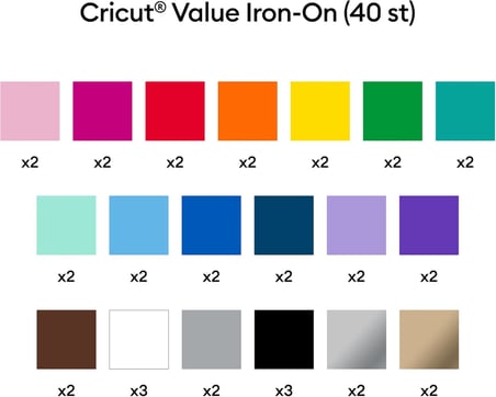 Cricut® Value 12" X 12" (40 Ct) - Htv Isı Transferi Vinil