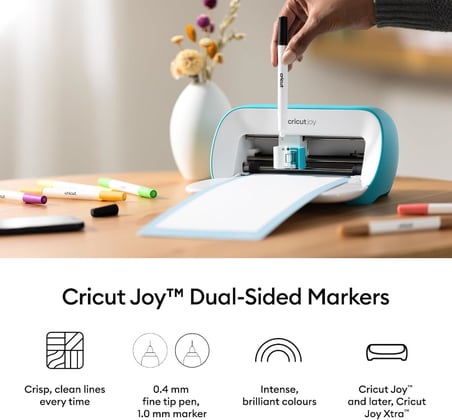 Cricut 2011825 Joy Çift Uçlu (0.4 Mm-1.0Mm) Marker Ultimate 20'Li Paket