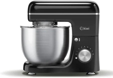 Kiwi Kmx-3638 Hamur Yoğurma & Stand Mikser 5,3 Lt 1300W Mutfak Şefi Siyah