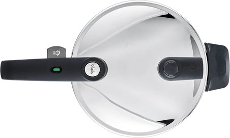 Fissler Vitaquick/Düdüklü Tencere (6 L, Çap 22 Cm) Paslanmaz Çelik Düdüklü Tencere, 2 Pişirme Kademe