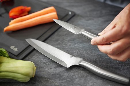 Fissler Essential/Paslanmaz Çelik Aşçı Bıçağı (18 Cm) Evrensel Bıçak, Paslanmaz, Bulaşık Makinesinde