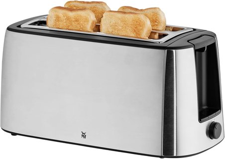 Wmf Bueno Pro Çelik İki Bölmeli Uzun Hazneli 6 Isı Ayarlı Gümüş Ekmek Kızartma Makinesi 1550 W