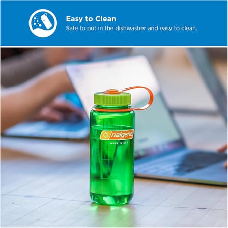 Nalgene Unisex – Yetişkin Wh Sustain Içecek Şişesi, Patlıcan, 0,4 L