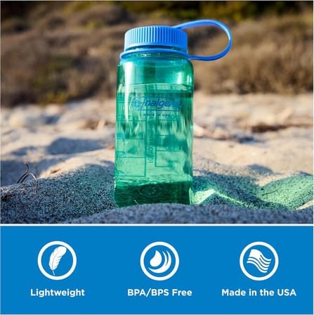 Nalgene Unisex – Yetişkin Wh Sustain Içecek Şişesi, Patlıcan, 0,4 L