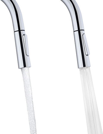 Artema Maestro A42145 Pull-Down Eviye Bataryası, Krom