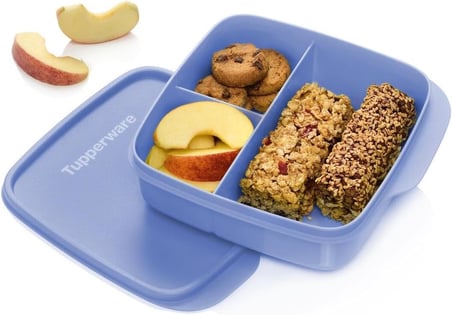 Tupperware Bölmeli Yemek Taşıma Kabı Böğürtlen 550 Ml