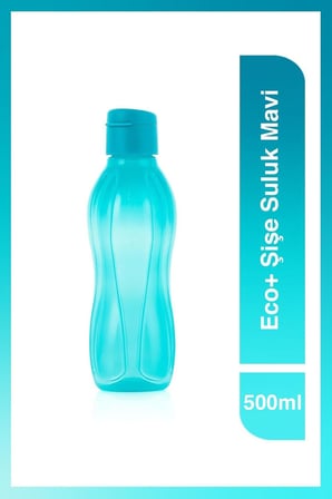 Tupperware Eco Şişe Kolay Kapak Suluk Ve Matara Mavi 500Ml