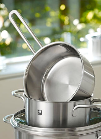 Zwilling 5 Parça Tencere Seti, Paslanmaz Çelik, 5 Parça, Gümüş Rengi