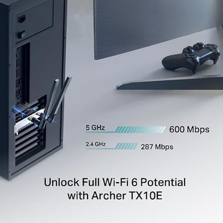Tp-Link Archer Tx10E | Ax900 Wi-Fi 6 Bluetooth 5.3 Pcie Adaptör | 887 Mbps Çift Bant Hız | Mu-Mimo &