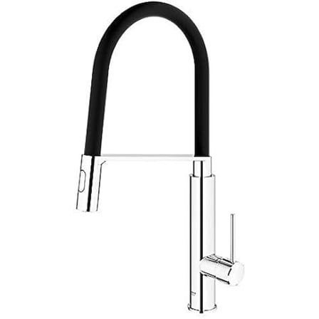 Grohe Eviye Bataryası Spiralli 2Fonk Concetto Krom/Siyah-31491000