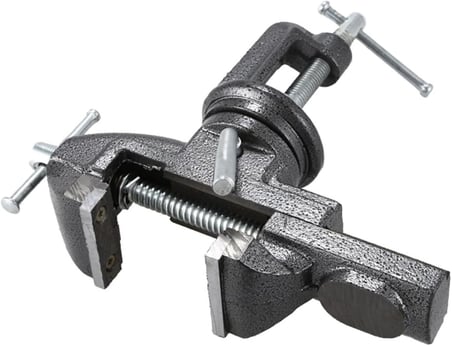 Steiner 60Mm Dövme Çelik 360 Derece Döerli Sabit Masa Tezgah Mengenesi 5 Yıl Garanti Alaşımlı Dövme 