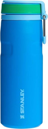 Stanley The Iceflow™ Twist & Flip Termos Su Şişesi 0.47 Litre - Mavi (Azure) | Paslanmaz Çelik