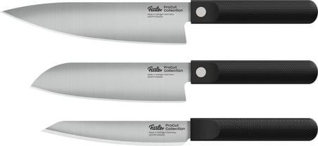 Fissler Procut/Premium Bıçak Seti, 3 Parça (1 Evrensel Bıçak 14 Cm, 1 Santoku Bıçağı 17 Cm, 1 Aşçı B