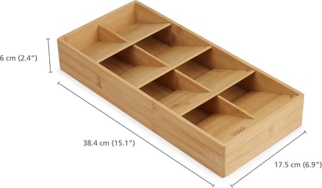 Joseph Joseph Drawer Store - Büyük Kompakt Çatal Bıçak Çekmecesi Düzenleyici, 8 Bölmeli, 48 Parça, B