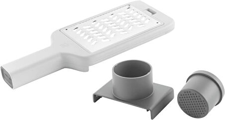 Zwilling Z-Cut Çoklu Rende, Çok Fonksiyonlu, Paslanmaz Çelik, 4 Değiştirilebilir Bıçak Ucu, Iki Yönl
