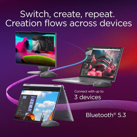 Lenovo Yoga Bluetooth Sessiz Fare | Luna Gri Renk