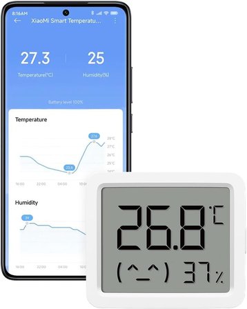Xiaomi Smart Temperature And Humidity Monitor 3 Mini