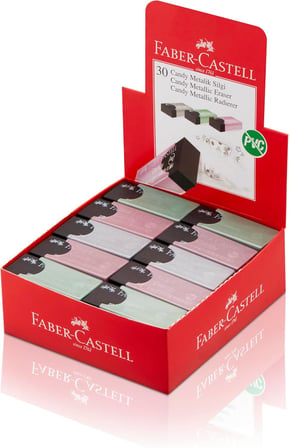 Faber-Castell Candy Mtlk Silgi,Pvc-Free,30'Lu