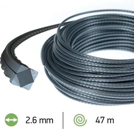 Oregon Biçme Ipi Flexiblade, 2,65 Mm X 47 M, 111081E | Yüksek Çimen, Yabani Otlar, Çim Ve Yoğun Bitk