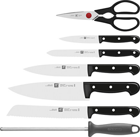 Zwilling Twın Chef 2 Blok Bıçak Seti, Paslanmaz Çelik Ve Ahşap, Siyah
