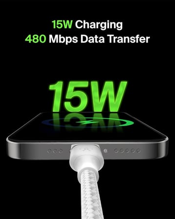 Belkin Örgülü Usb-C Kablosu (Boost Charge Usb- C-Usb Kablosu, Note10, S10, Pixel 4, Ipad Pro, Ninten