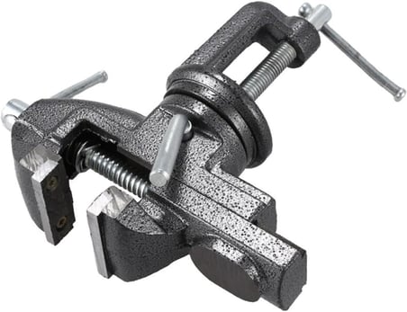 Steiner Alman 60 Mm Dönerli Örslü Özel Alaşımlı Paslanmaz Dövme Çelik Mini Masa Ve Tezgah Mengenesi 
