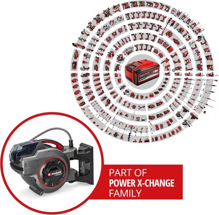 Einhell Akülü Hortum Makarası Ge-Hr 18/30-1 Wh Li-Solo (18 V, Otomatik Hortum Sarma, 180° Dönebilir,