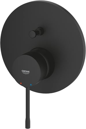 Grohe Essence Ankastre Banyo Duş Bataryası 2 Çıkışlı Divertörlü Phantom Black - 24167Kf1