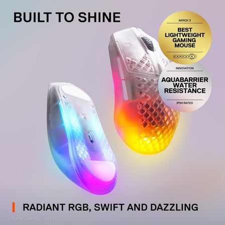 Steelseries Aerox 3 Wireless Ghost Edition Gaming Mouse