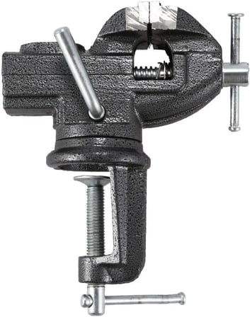 Steiner Alman 60 Mm Dönerli Örslü Özel Alaşımlı Paslanmaz Dövme Çelik Mini Masa Ve Tezgah Mengenesi 