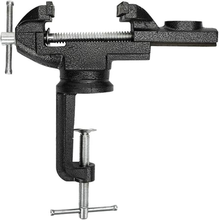 Steiner Alman 60 Mm Dönerli Örslü Özel Alaşımlı Paslanmaz Dövme Çelik Mini Masa Ve Tezgah Mengenesi 