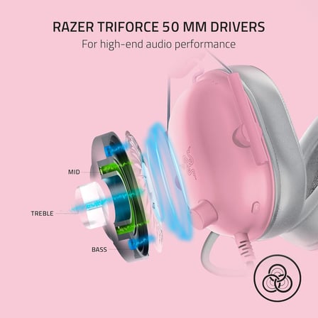 Razer Blackshark V2 X - Çok Platformlu Kablolu Esports Kulaklık (Triforce 50Mm Sürücü, Gelişmiş Pasi