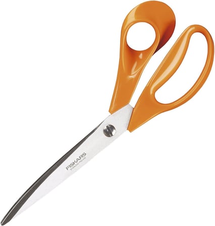 Fiskars Evrensel Makas, Uzunluk: 25 Cm, Paslanmaz Çelik Bıçak/Plastik Saplar, Turuncu, Klasik, S94, 