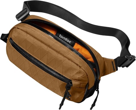 Tomtoc 1,5L–3,5L Sling Çanta Rfid Korumalı, Erkek Kadın Için Crossbody Göğüs Omuz Çantası, Suya Daya