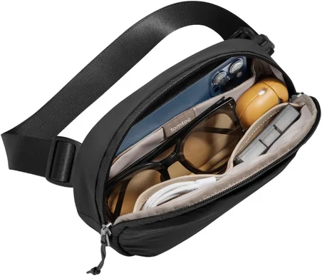 Tomtoc Slingbean T32 Siyah 1.5L Aksesuar Bel Ve Omuz Çantası - T32S1D1