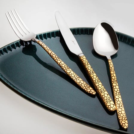 Jumbo 9400 Safari Gold 12 Kişilik 84 Parça Çatal Kaşık Bıçak Seti