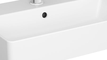 Vitra Nuo 7435B003-0631 Dikdörtgen Dar Lavabo, 60X40 Cm, Beyaz