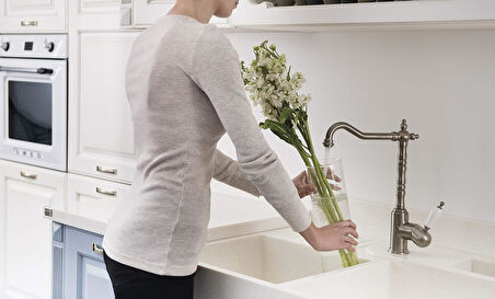 Artema Verona A4215406 Eviye Bataryası, Saten Krom