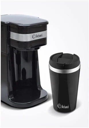 Kiwi Kcm-7505T Termoslu Kahve Makinesi, Siyah