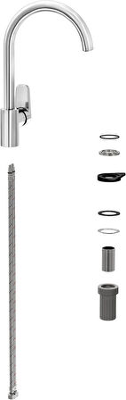 Artema Shift T20 A43674 Eviye Bataryası, C Tipi, Krom