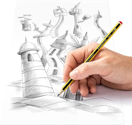 Staedtler 120S Bk5D Noris Kurşun Kalem 5'Li Blister 2B, B, Hb, H, 2H